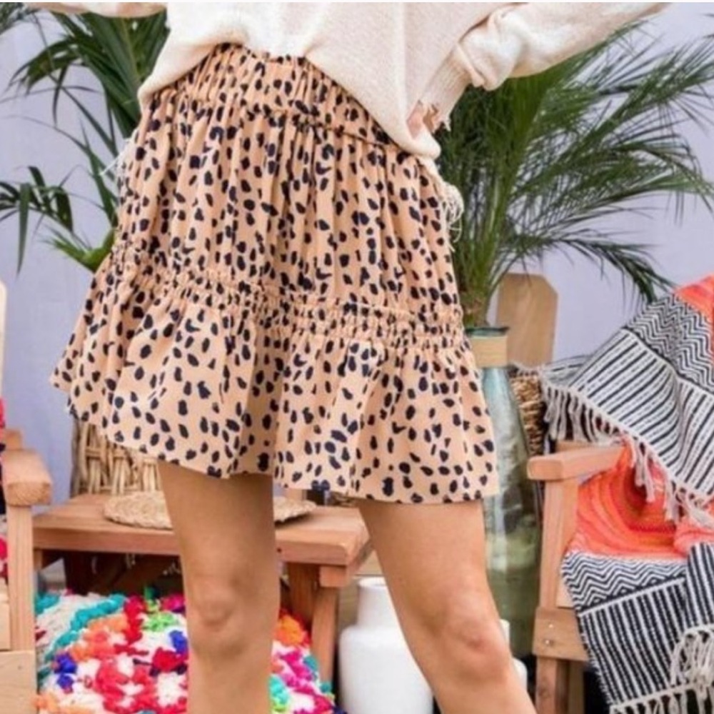Vici Leopard Skirt